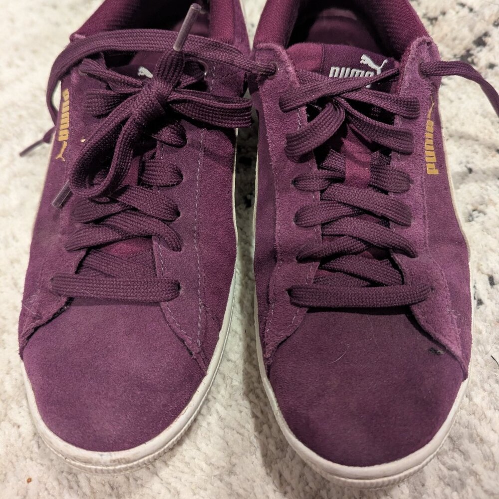 Puma dark burgundy women's sneakers
